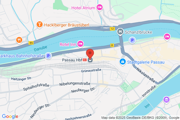 DB BahnPark Parkplatz Hauptbahnhof Vorplatz P1
