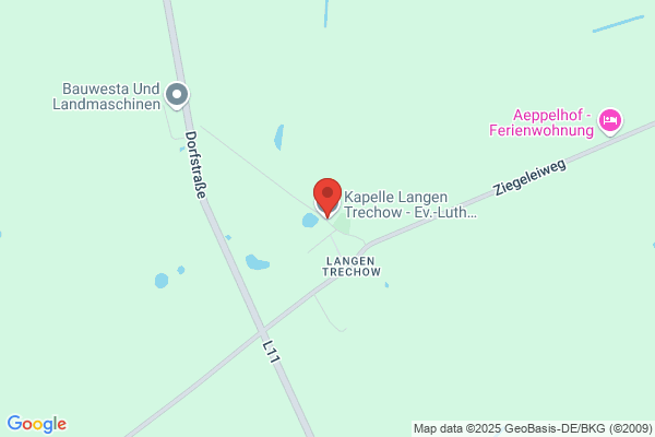 Kapelle Langen Trechow - Ev.-Luth. Kirchengemeinde Bützow