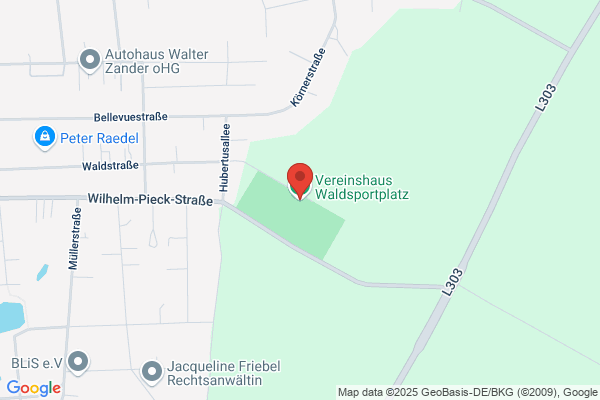 Vereinshaus Waldsportplatz