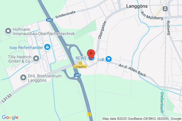 Volksbank Mittelhessen eG - SB-Filiale Langgöns (REWE Markt)