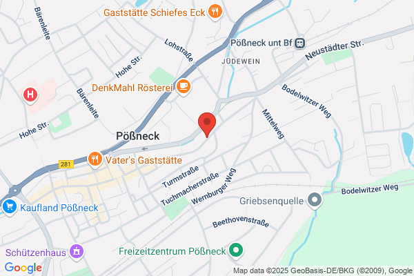 Pößnecker Tafel der VS - Volkssolidarität Pößneck