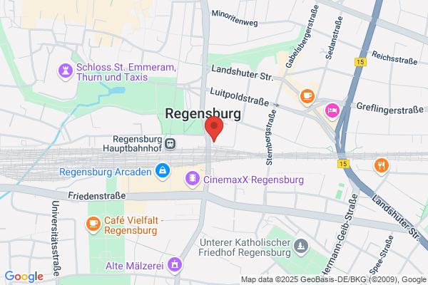 DB BahnPark Tiefgarage Hauptbahnhof Castra Regina Center P5