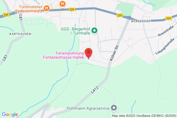 Ferienwohnung Fontanestrasse Hallek