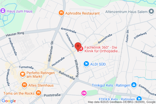 Radiologie 360° Praxis in der Fachklinik in Ratingen