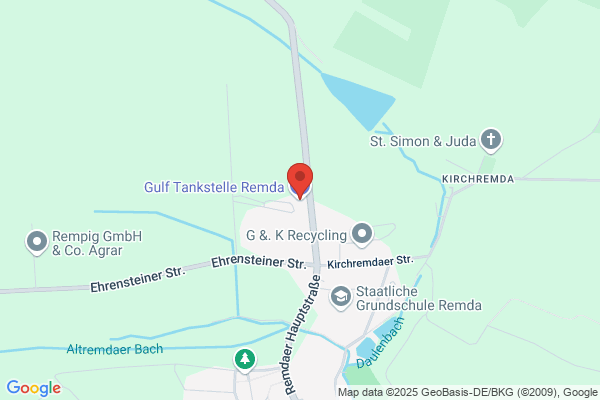 Region Remda GULF Tankstelle