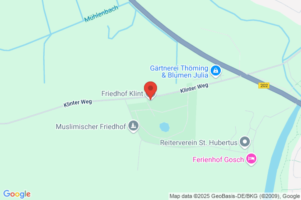 Friedhofsverwaltung Städtischer Friedhof Klint