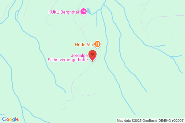 Jörgalpe Selbstversorgerhütte
