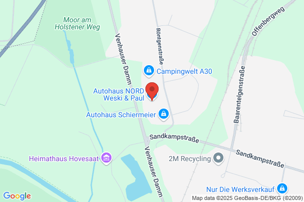 Jahreswagenzentrum NORD Weski, Paul u. Veltmann GmbH