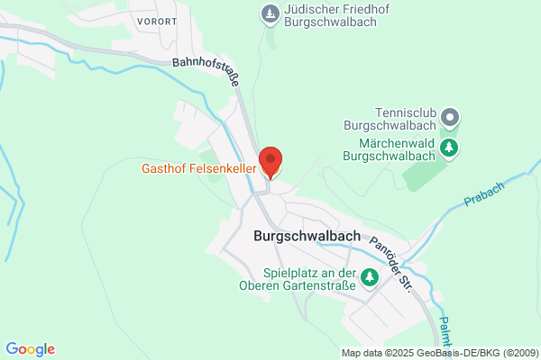 Gaststätte Felsenkeller gutbürgerliche Küche Inh. E. Burgold