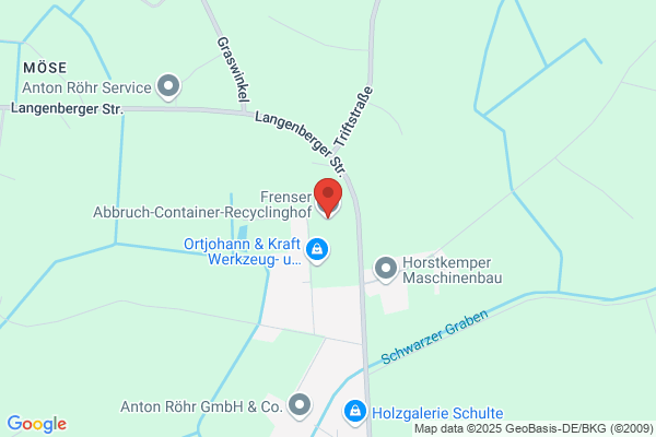 Frenser Abbruch-Container-Recyclinghof