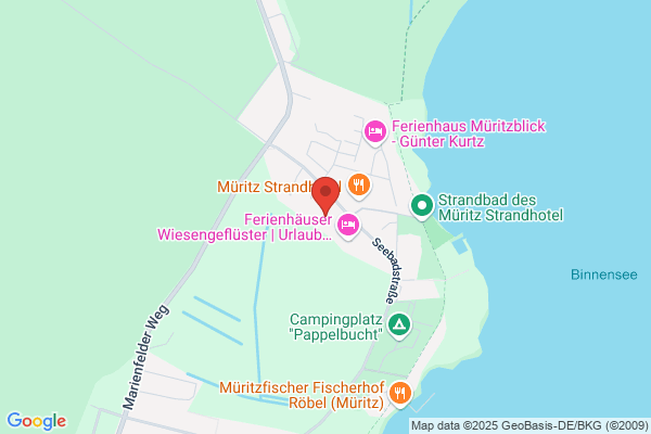 Ferienhäuser Wiesengeflüster in Röbel an der Müritz