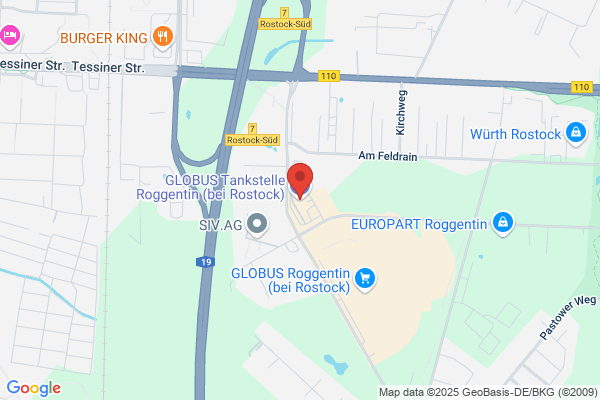 GLOBUS Tankstelle Roggentin (bei Rostock)