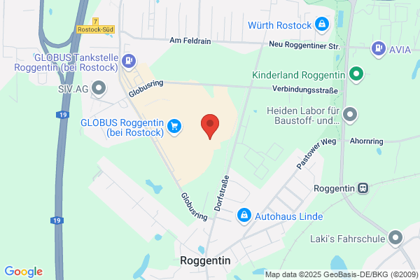 Ladestation für Elektrofahrzeuge am GLOBUS Roggentin (bei Rostock)