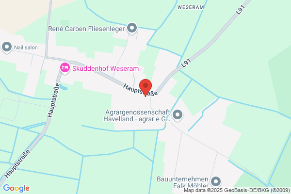 Kirche Weseram - Pfarrsprengel Päwesin
