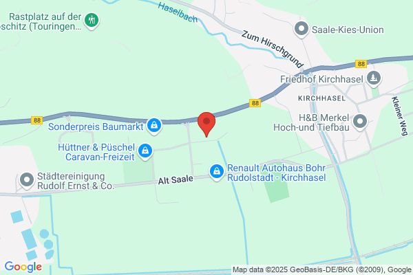 Volksbank eG Gera Jena Rudolstadt, SB-Standort Kirchhasel