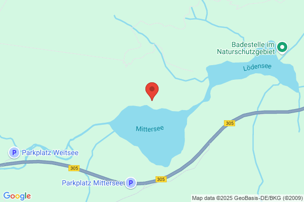 Langlauf und Rasthütte am Mittersee