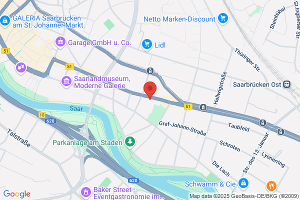Budget Autovermietung - Saarbrücken Stadtzentrum