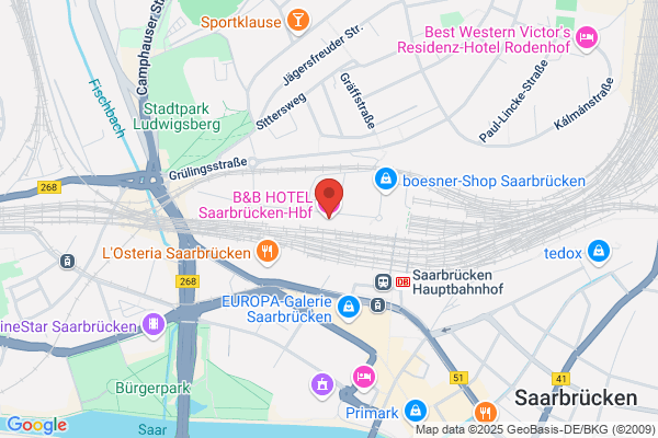 B&B Hotel Saarbrücken Hbf