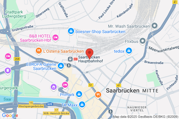 DB BahnPark Parkplatz Hauptbahnhof am Gleis P4