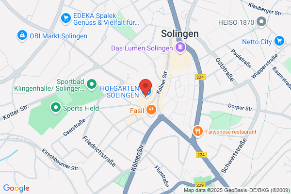 Douglas Solingen Hofgarten