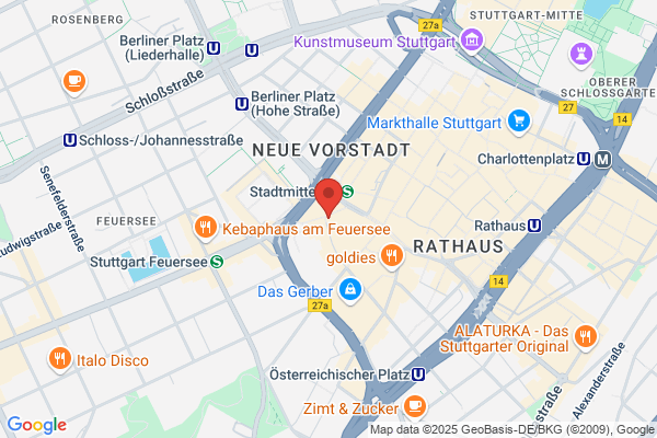 Apotheke Stadtmitte Stuttgart UG, S-Bahn