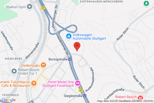 WA Auslieferungszentrum Stuttgart, Volkswagen Automobile Stuttgart GmbH
