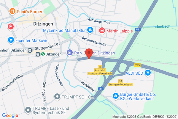 BELFOR Deutschland GmbH, Regionalniederlassung Stuttgart