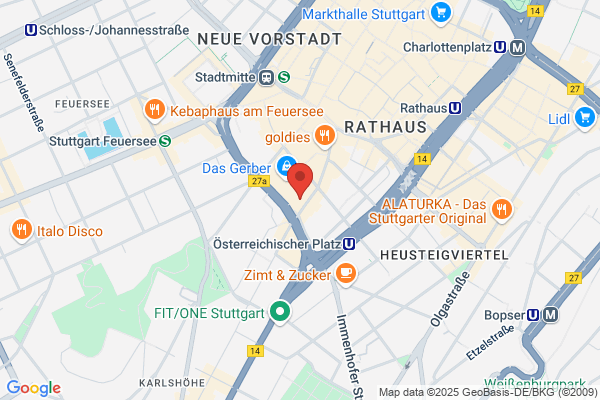 Mauritius Stuttgart-Mitte