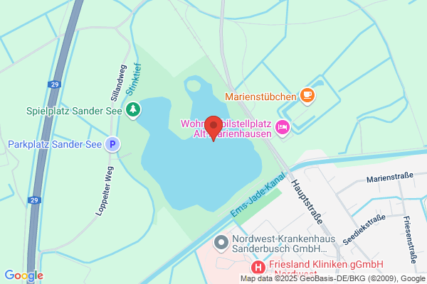 Strandgebäude Sander See