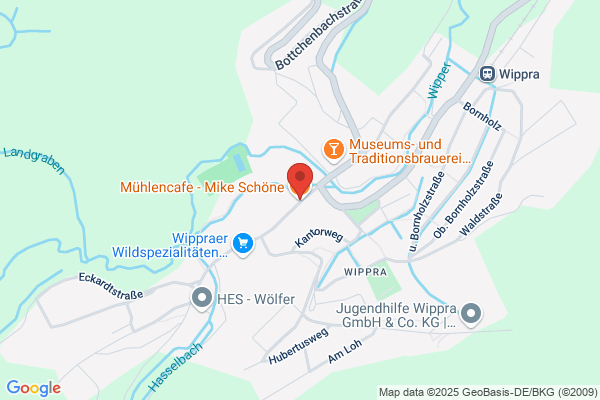 Am Mühlrad Mühlencafe Wippra