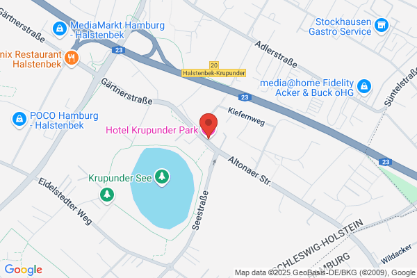 Krupunder Park, Luchting
