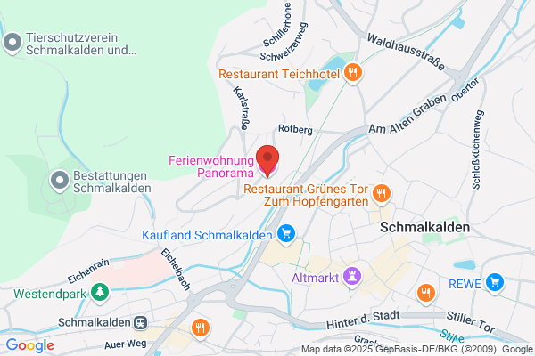 Ferienwohnung Wanderurlaub Thüringen