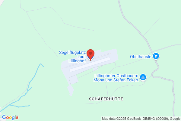 Segelflug-Club Lauf Pegnitz e.V. Flugleitung Segelfluggelände