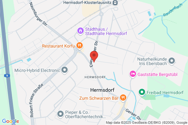 Stadt Gera Ortsbürgermeister Hermsdorf