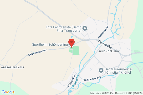 Fussball-Sportverein Schönderling 1949 e.V. Sportheim