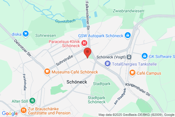 Ambulanter Pflegedienst der Paracelsus-Klinik Schöneck