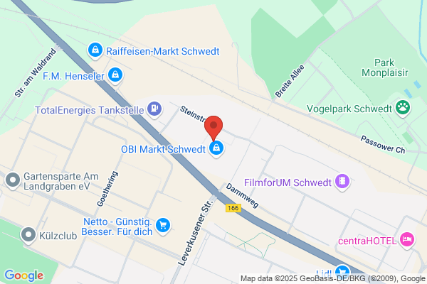OBI Farbmisch-Service im Markt Schwedt