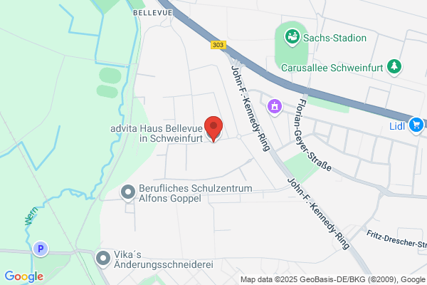advita Haus Bellevue in Schweinfurt