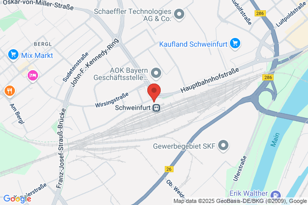 SIXT Autovermietung Schweinfurt Hauptbahnhof