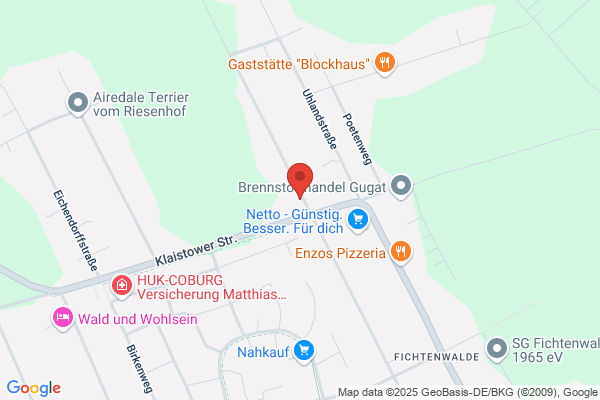 Revierförsterei Fichtenwalde - Revierförster Schüler