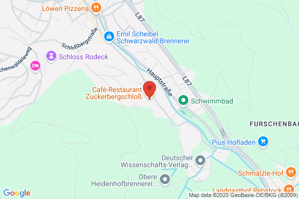 Restaurant Zuckerbergschloss Cafe