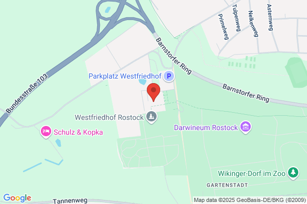 Stadtverwaltung der Hansestadt Rostock, Friedhöfe, Pflegebereich 2