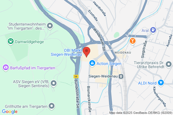OBI Farbmisch-Service im Markt Siegen-Weidenau