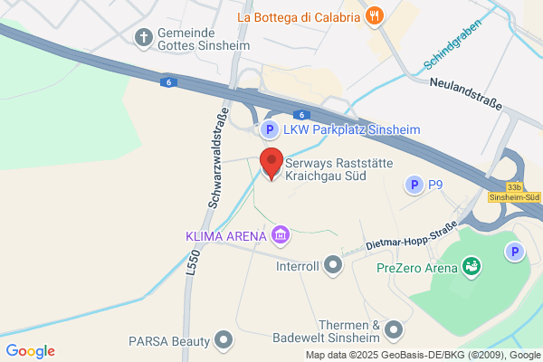 Serways Raststätte Kraichgau Süd