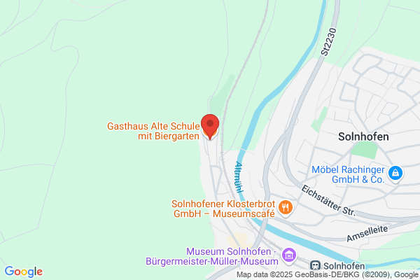Theater Gasthaus Alte Schule mit Biergarten