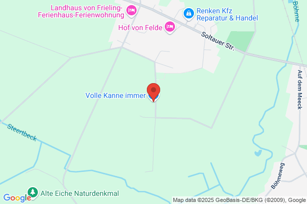 Volle Kanne immer