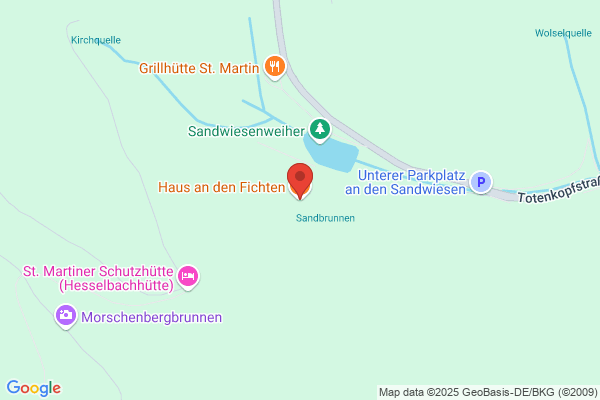 Haus an den Fichten St. Martiner Tal Pfälzerwaldverein Ortsgruppe St. Martin