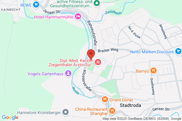Asklepios MVZ Mitteldeutschland - Betriebsstätte Stadtroda - Neurologie & Psychiatrie (Zweigpraxis Zwickau)