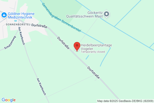 Heidelbeerplantage Vogeler