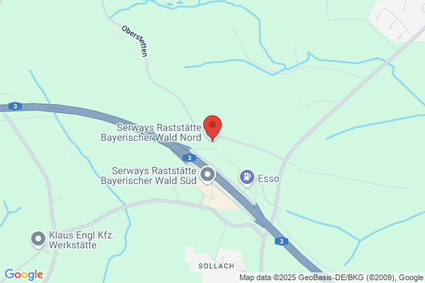 Raststätte Bayer. Wald Nordseite